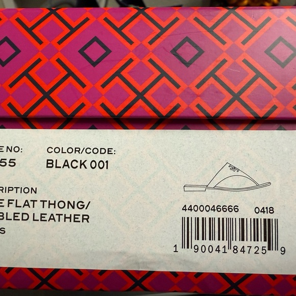 Tory Burch Black Leather Sandals - Picture 6 of 6